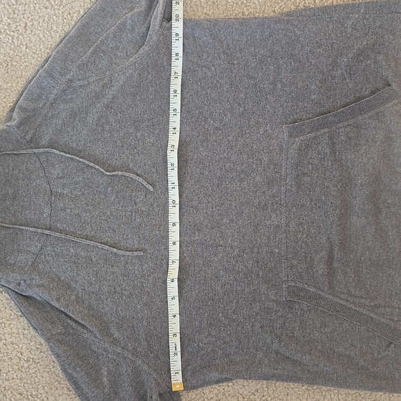 All Saints Gray Recovery Funnel Neck Sweater Size Medium - Picture 2 of 14